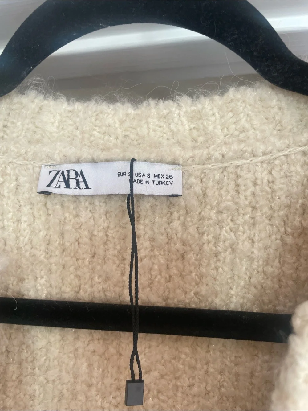NEW ZARA BOUCLÉ CARDIGAN